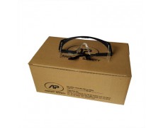 B-Kính trắng gọng đen 805